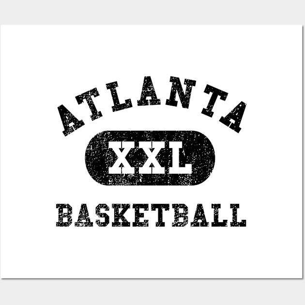 Atlanta Basketball Wall Art by sportlocalshirts